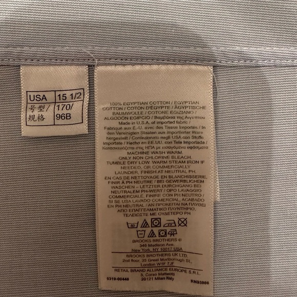 Brooks Brothers dress shirt.Regent fit.Size 15,5 - Picture 11 of 14